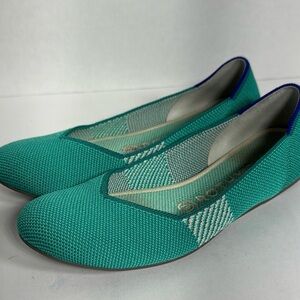 Rothy's Teal and Blue Women's Flats